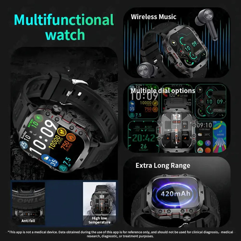 LIGE Casual Smart Watch – Voice Assistant (2 colours available) – view 4