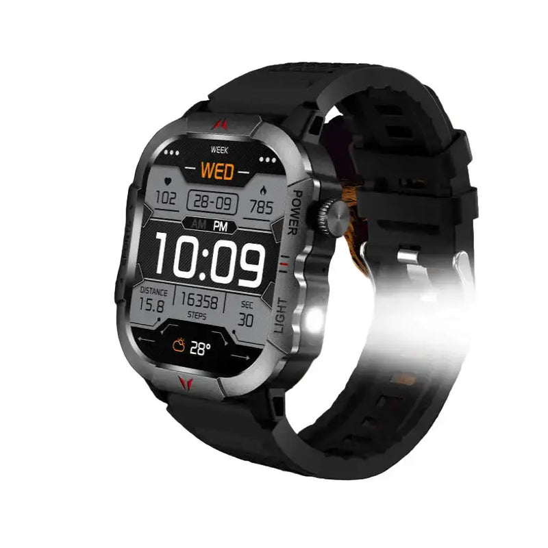 LIGE Men's Smartwatch – 2.01" Large Screen with Flashlight, Weather Alerts – view 4