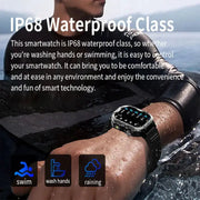 LIGE Men's Smartwatch – 2.01" Large Screen with Flashlight, Weather Alerts – view 14