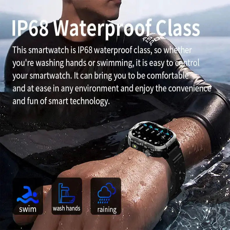 LIGE Men's Smartwatch – 2.01" Large Screen with Flashlight, Weather Alerts – view 14