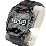 LIGE Men's Smartwatch – 2.01" Large Screen with Flashlight, Weather Alerts – view 10