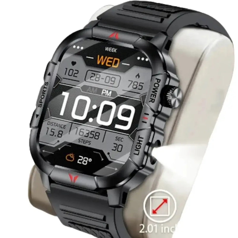 LIGE Men's Smartwatch – 2.01" Large Screen with Flashlight, Weather Alerts – view 10