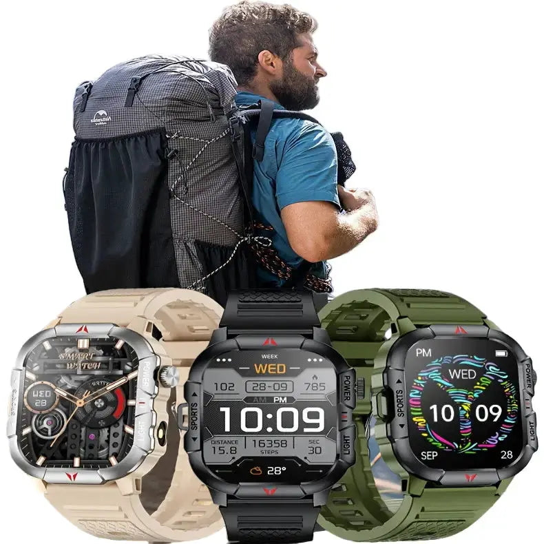 LIGE Men's Smartwatch – 2.01" Large Screen with Flashlight, Weather Alerts – view 11