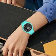 LIGE Minimalist Silicone Quartz Watch – Unisex Design (Available in Multiple Colour Combinations) – view 29