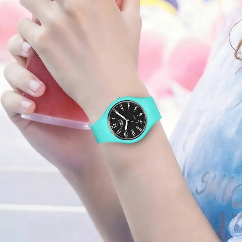 LIGE Minimalist Silicone Quartz Watch – Unisex Design (Available in Multiple Colour Combinations) – view 30