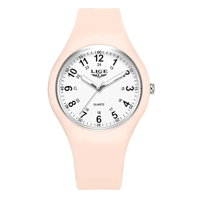 LIGE Minimalist Silicone Quartz Watch – Unisex Design (Available in Multiple Colour Combinations) – view 33