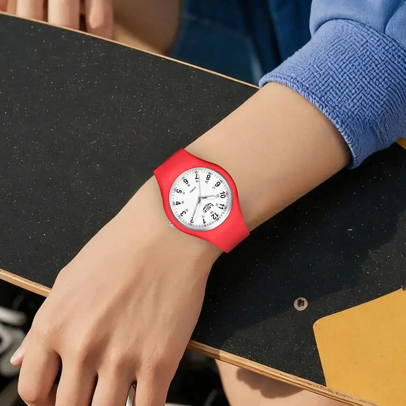 LIGE Minimalist Silicone Quartz Watch – Unisex Design (Available in Multiple Colour Combinations) – view 19