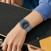 LIGE Minimalist Silicone Quartz Watch – Unisex Design (Available in Multiple Colour Combinations) – view 25