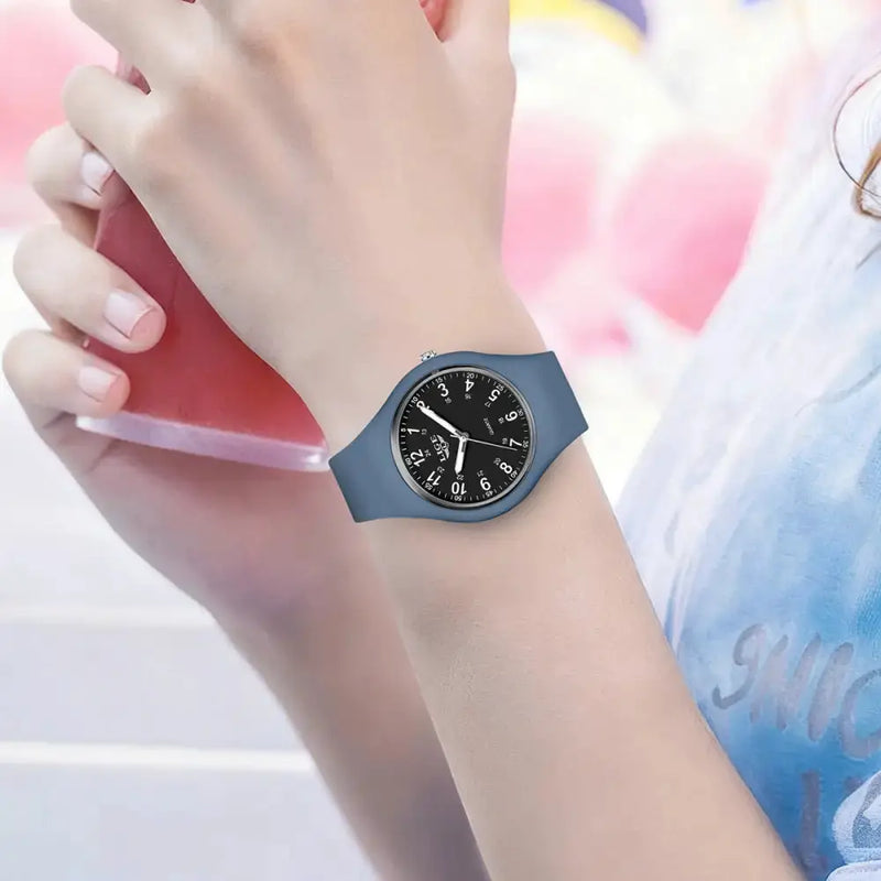LIGE Minimalist Silicone Quartz Watch – Unisex Design (Available in Multiple Colour Combinations) – view 26