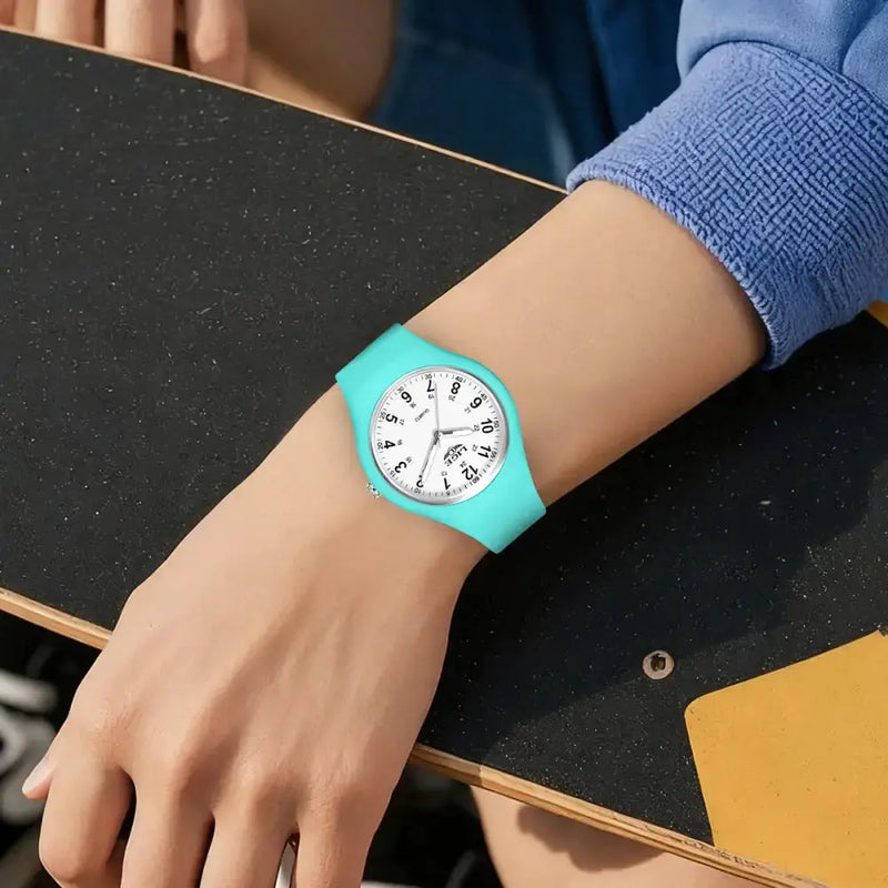 LIGE Minimalist Silicone Quartz Watch – Unisex Design (Available in Multiple Colour Combinations) – view 27