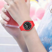 LIGE Minimalist Silicone Quartz Watch – Unisex Design (Available in Multiple Colour Combinations) – view 22