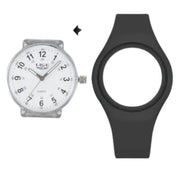 LIGE Minimalist Silicone Quartz Watch – Unisex Design (Available in Multiple Colour Combinations) – view 5
