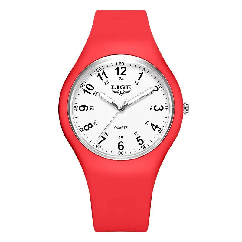 LIGE Minimalist Silicone Quartz Watch – Unisex Design (Available in Multiple Colour Combinations) – view 41