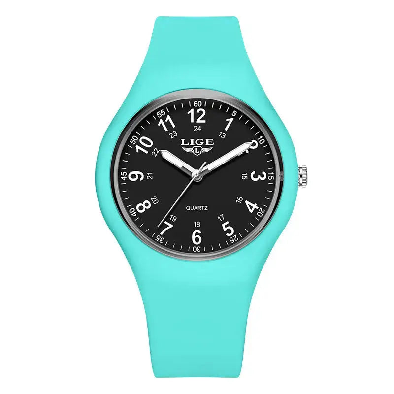 LIGE Minimalist Silicone Quartz Watch – Unisex Design (Available in Multiple Colour Combinations) – view 37