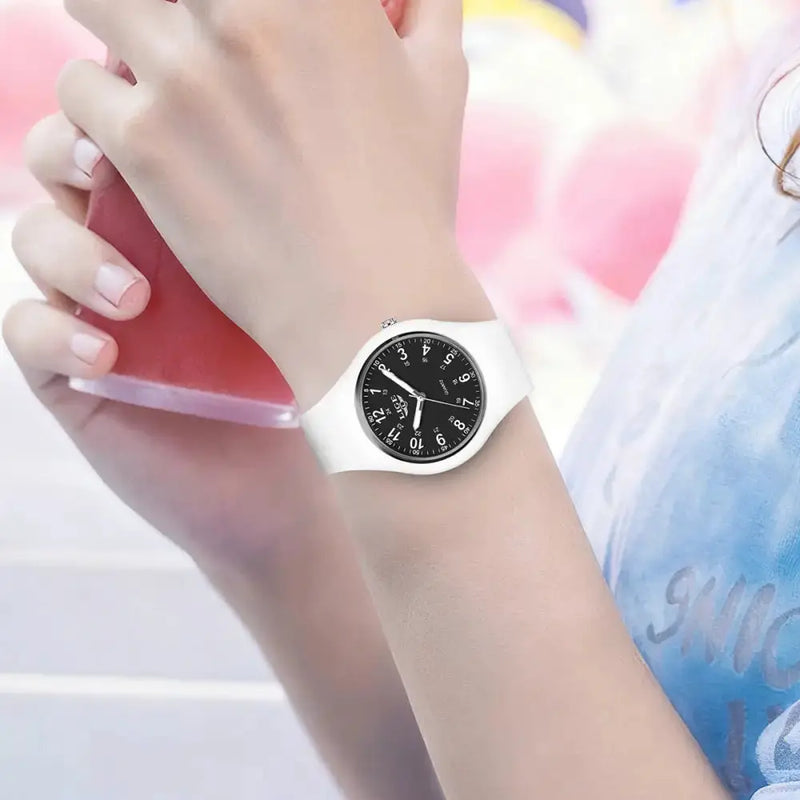 LIGE Minimalist Silicone Quartz Watch – Unisex Design (Available in Multiple Colour Combinations) – view 18