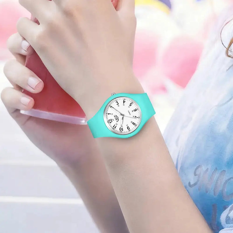 LIGE Minimalist Silicone Quartz Watch – Unisex Design (Available in Multiple Colour Combinations) – view 28