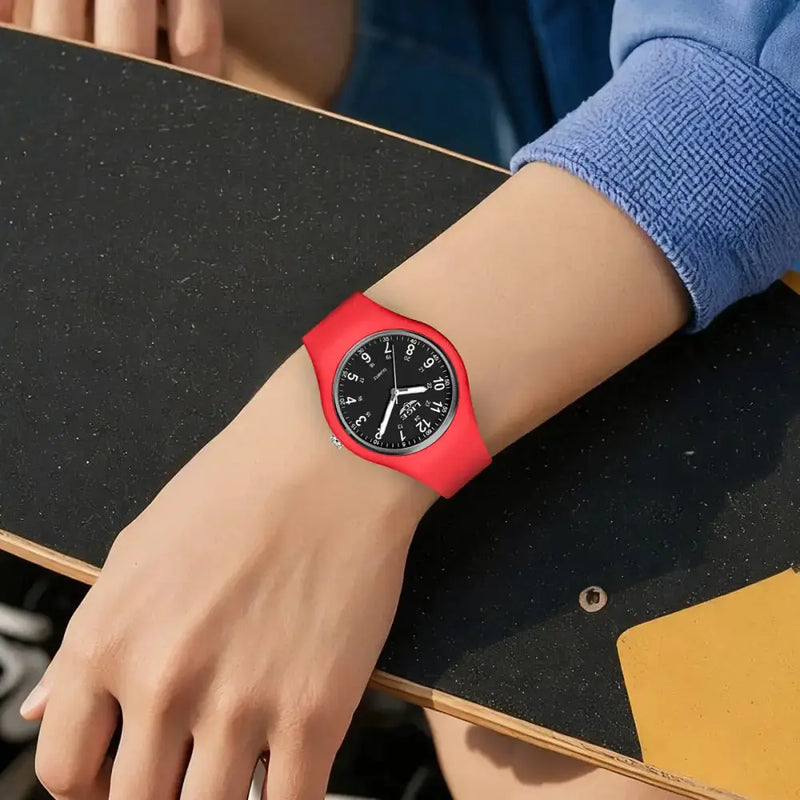 LIGE Minimalist Silicone Quartz Watch – Unisex Design (Available in Multiple Colour Combinations) – view 21