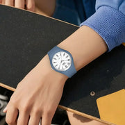 LIGE Minimalist Silicone Quartz Watch – Unisex Design (Available in Multiple Colour Combinations) – view 23