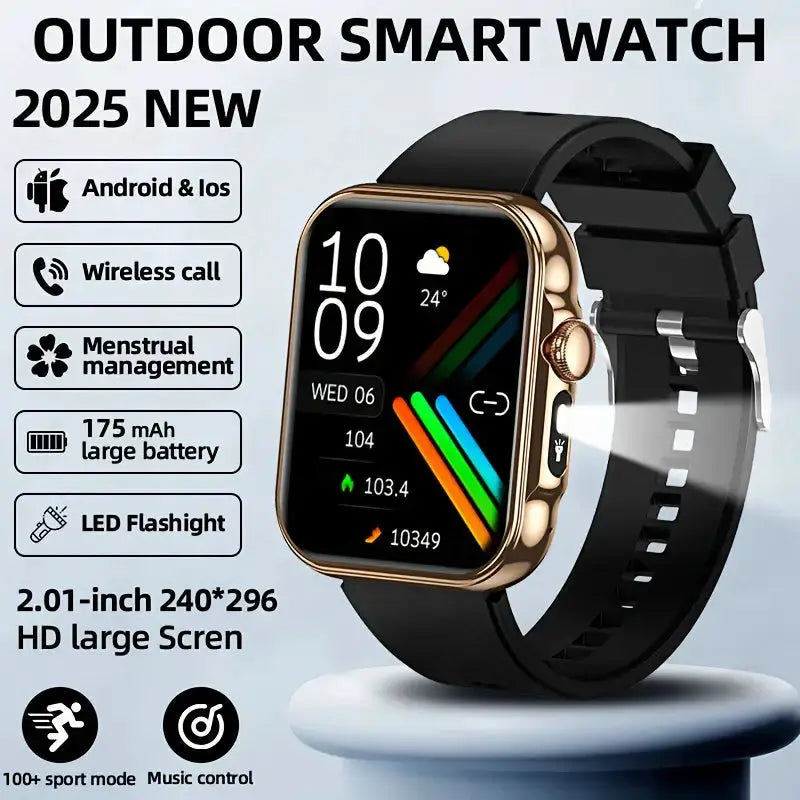 LIGE Outdoor Smart Watch – Large HD Screen, AI Voice Assistant – view 6