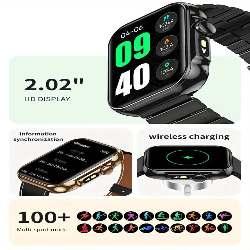 LIGE Outdoor Smart Watch – Large HD Screen, AI Voice Assistant – view 12