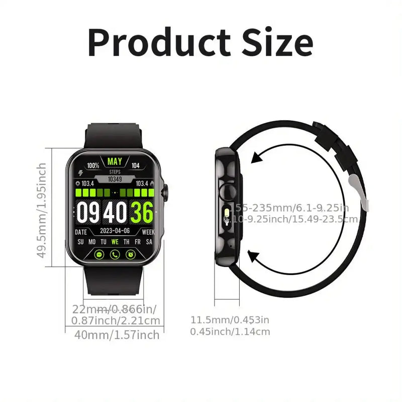 LIGE Outdoor Smart Watch – Large HD Screen, AI Voice Assistant – view 9