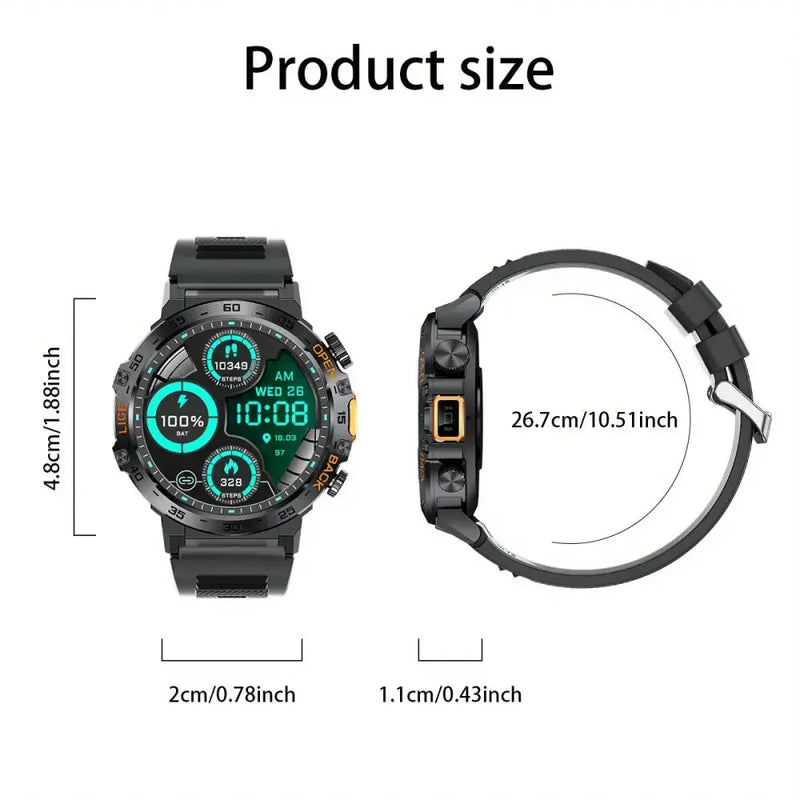 LIGE Outdoor Smartwatch – HD Screen, LED Flashlight, 290mAh Battery (6 types available) – view 2