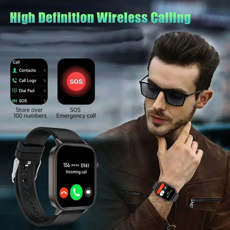 LIGE Outdoor Smartwatch – Large Screen with Compass & Music (10 different styles available) – view 5