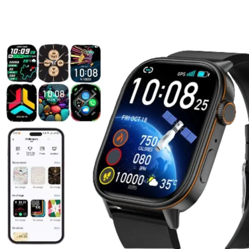 LIGE Outdoor Smartwatch – Large Screen with Compass & Music (10 different styles available) – view 6