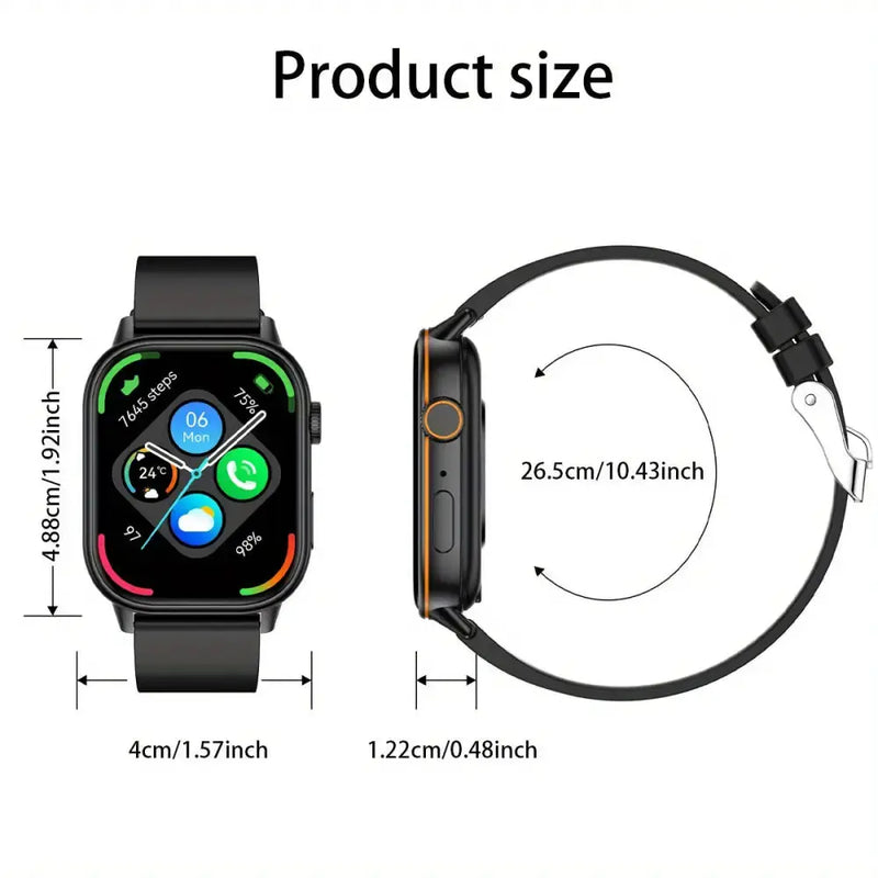 LIGE Outdoor Smartwatch – Large Screen with Compass & Music (10 different styles available) – view 4