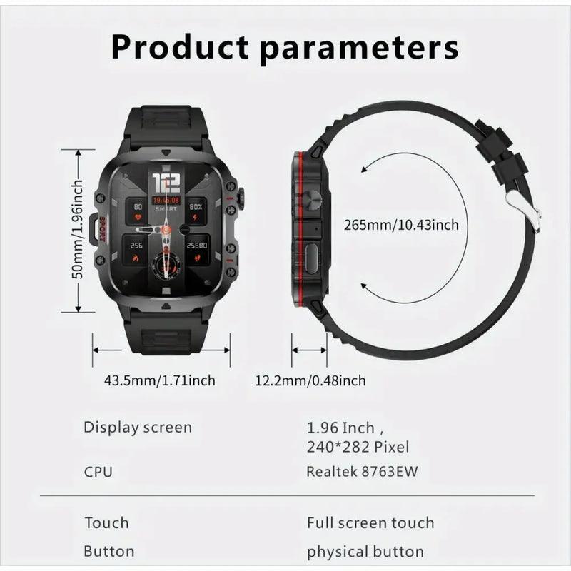 LIGE Smart Sports Watch – HD Touch Screen with Call Function (8 models available) – view 3