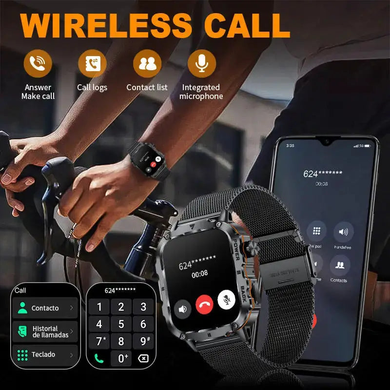 LIGE Smart Sports Watch – HD Touch Screen with Call Function (8 models available) – view 8