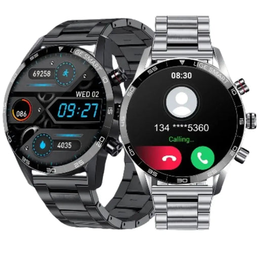 LIGE Smart Watch – 1.32" Full Touch Screen with Call Reminder, Fitness & Life Tracking (available in Black & Silver) – view 1