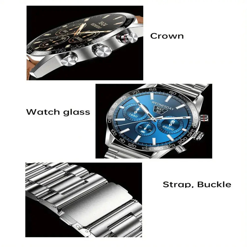 LIGE Smart Watch – Full Touch Screen with Wireless Calls (4 different types available) – view 8