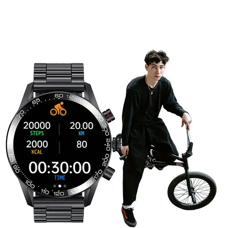 LIGE Smart Watch – Full Touch Screen with Wireless Calls (4 different types available) – view 5
