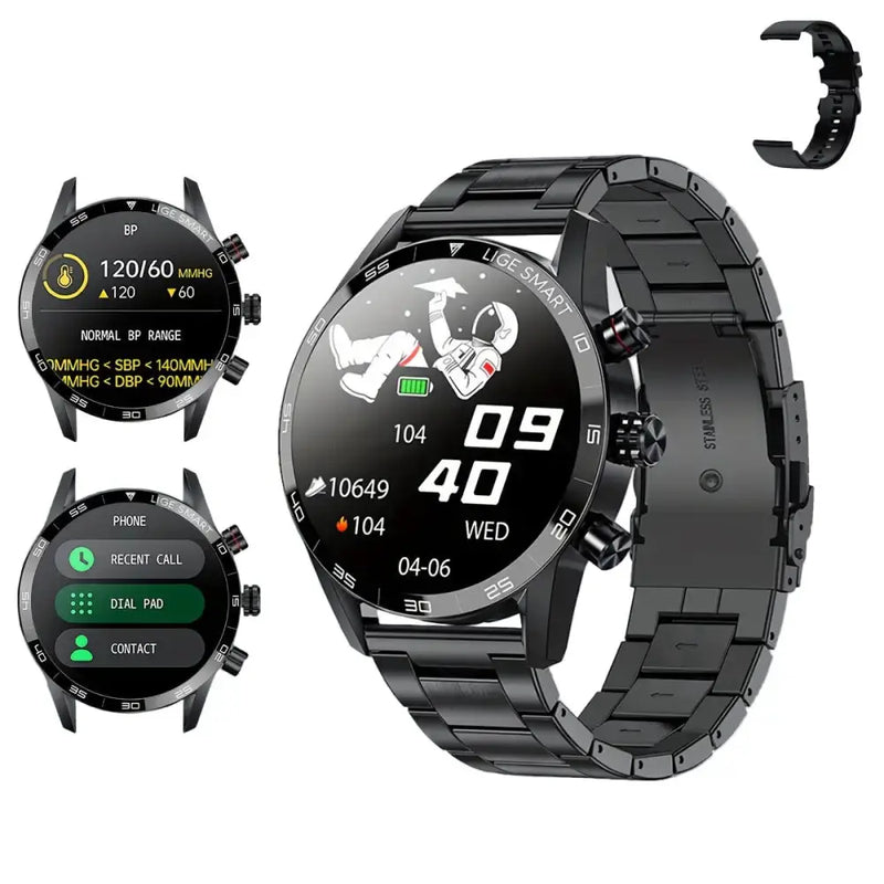 LIGE Smart Watch – Full Touch Screen with Wireless Calls (4 different types available) – view 17