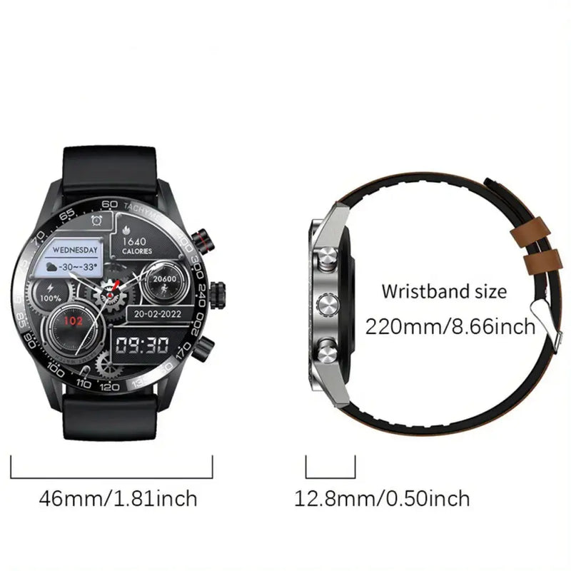 LIGE Smart Watch – Full Touch Screen with Wireless Calls (4 different types available) – view 3