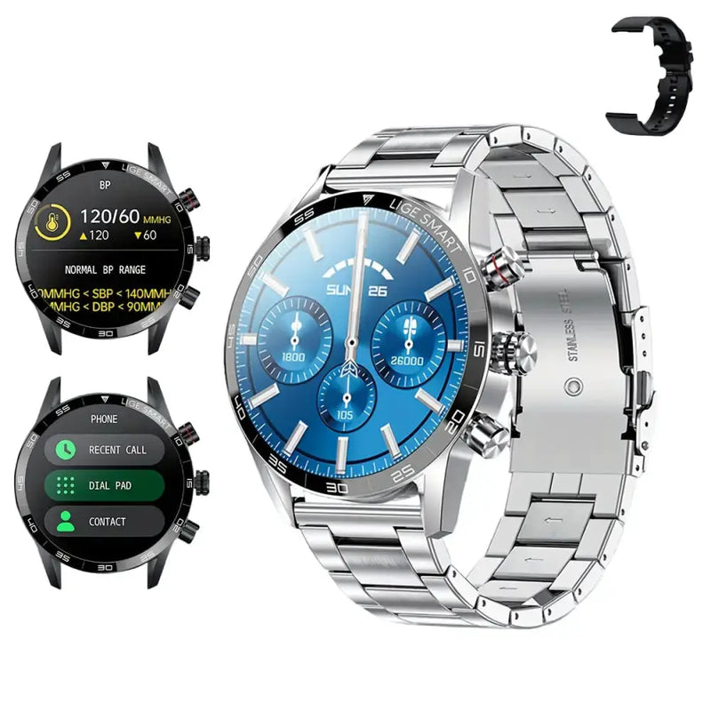 LIGE Smart Watch – Full Touch Screen with Wireless Calls (4 different types available) – view 16