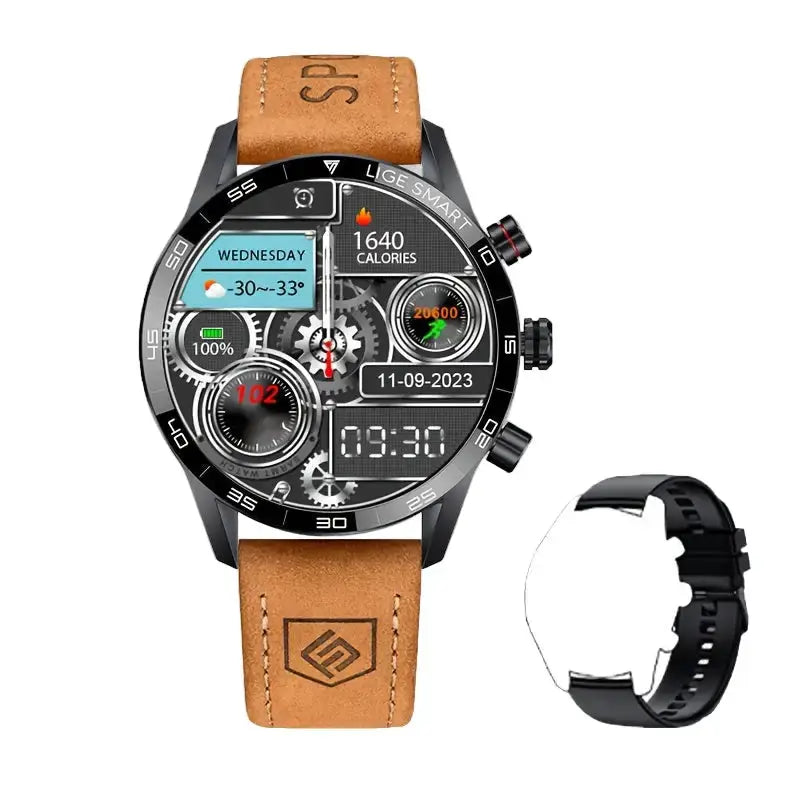 LIGE Smart Watch – Full Touch Screen with Wireless Calls (4 different types available) – view 18