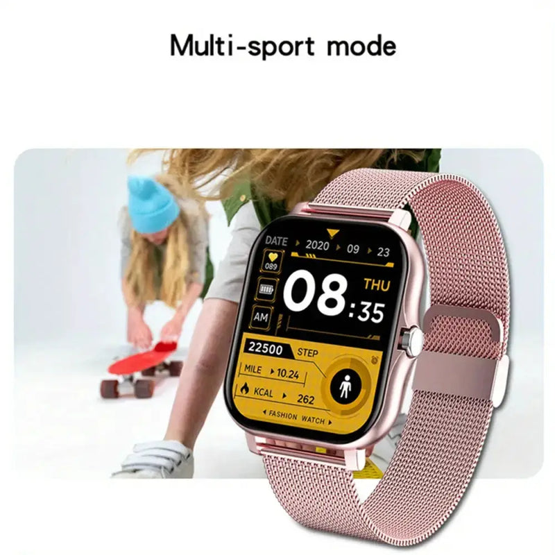 LIGE Smart Watch – Make/Answer Calls, Custom Wallpaper, Music Control (4 colours available) – view 5