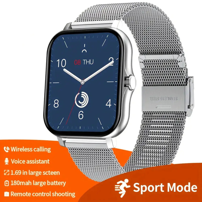 LIGE Smart Watch – Make/Answer Calls, Custom Wallpaper, Music Control (4 colours available) – view 14