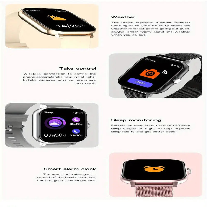 LIGE Smart Watch – Ultra-Thin Design with Wireless Calls (8 colours available) – view 7