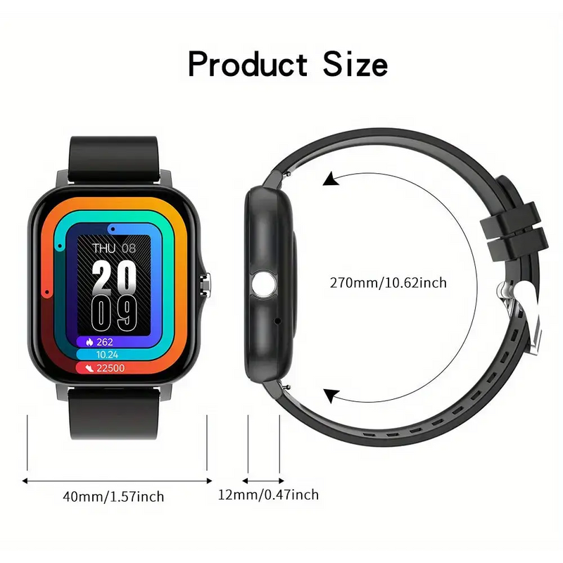LIGE Smart Watch – Ultra-Thin Design with Wireless Calls (8 colours available) – view 11