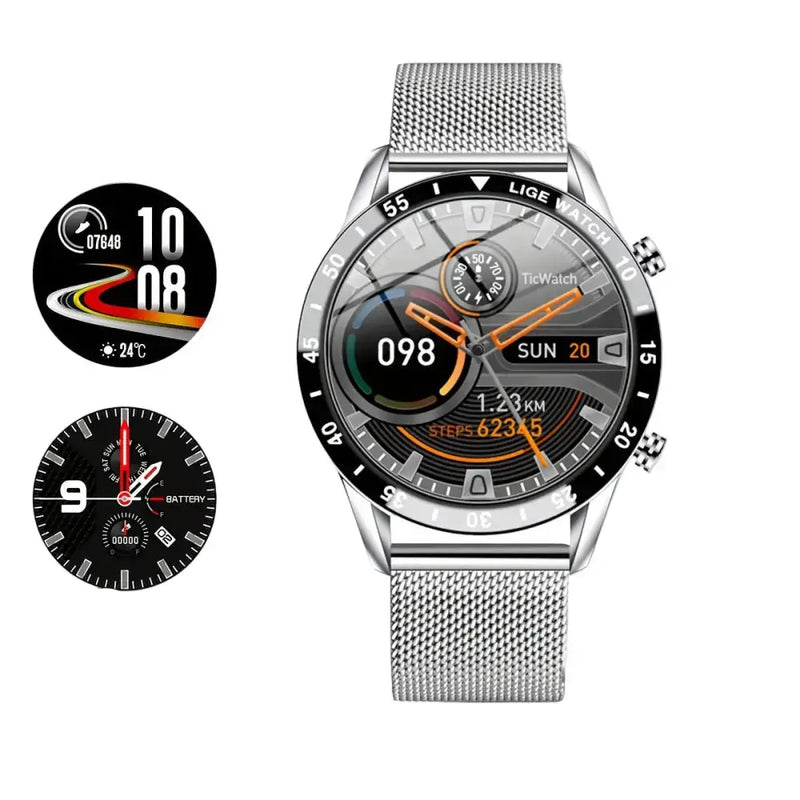 LIGE Smartwatch – Full Touchscreen with Call Management (4 types available) – view 13