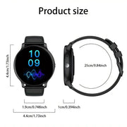 LIGE Smartwatch – Multi-Colour Silicone Strap (11 colours available) – view 4