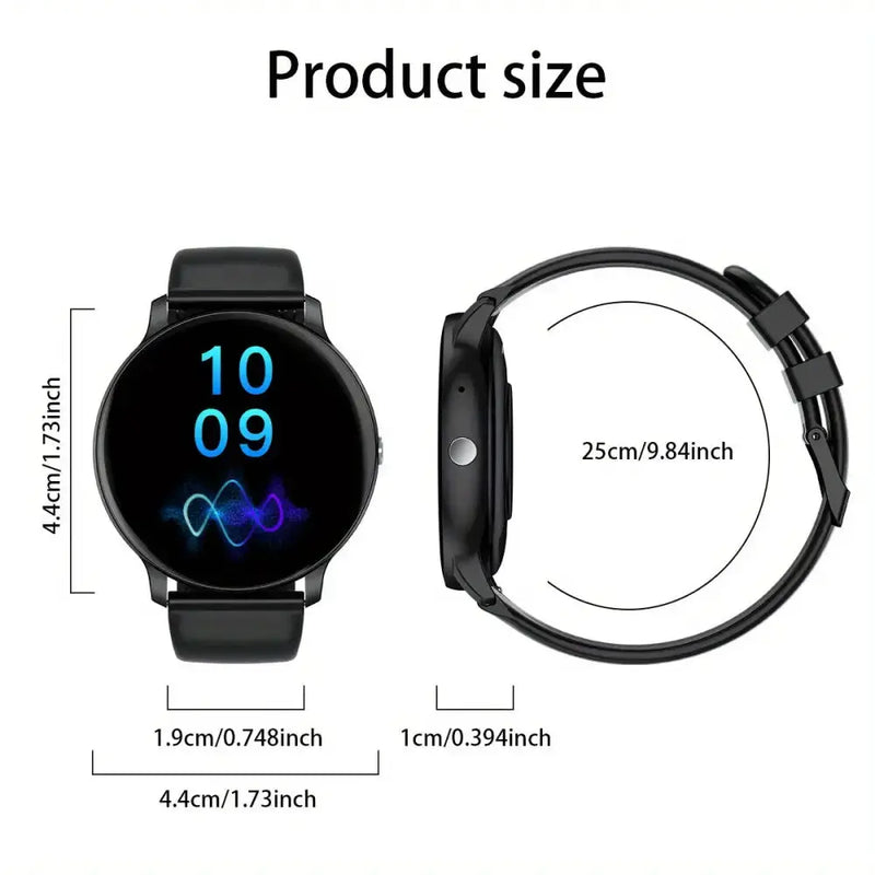 LIGE Smartwatch – Multi-Colour Silicone Strap (11 colours available) – view 4