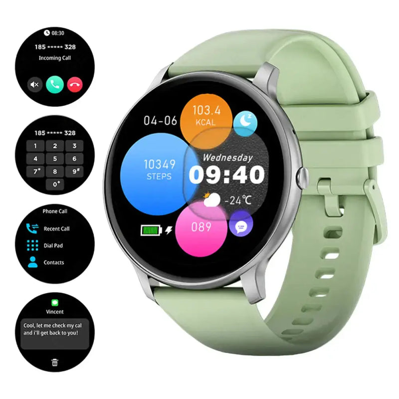 LIGE Smartwatch – Multi-Colour Silicone Strap (11 colours available) – view 17