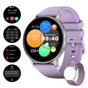 LIGE Smartwatch – Multi-Colour Silicone Strap (11 colours available) – view 26