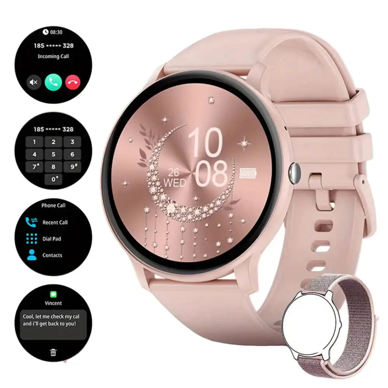 LIGE Smartwatch – Multi-Colour Silicone Strap (11 colours available) – view 25