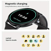 LIGE Smartwatch – Multi-Colour Silicone Strap (11 colours available) – view 7