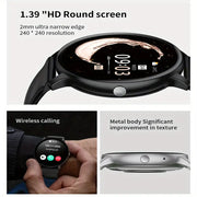 LIGE Smartwatch – Multi-Colour Silicone Strap (11 colours available) – view 3